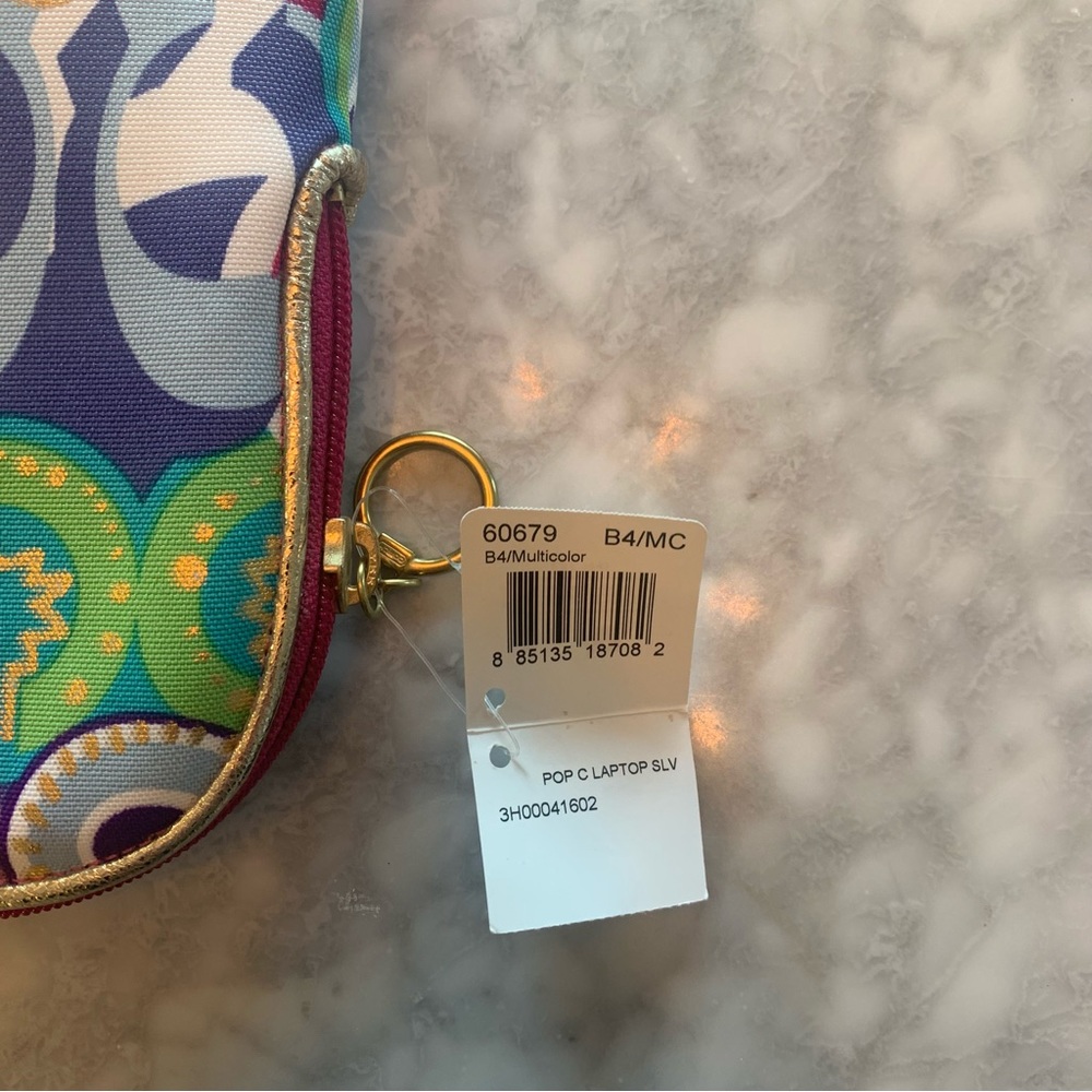 Coach Poppy Multicolor Zip Pouch - Picture 5 of 9
